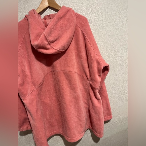 Columbia Womens Benton 2 Springs Fleece Hooded Full Zip Jacket Pink 3X - Picture 8 of 11